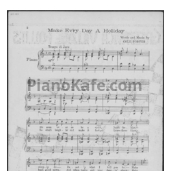 Ноты Cole Porter - Make ev'ry day a holiday - предпросмотр