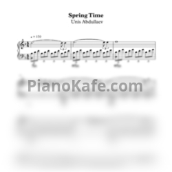 Ноты Unis Abdullaev - Spring time - предпросмотр