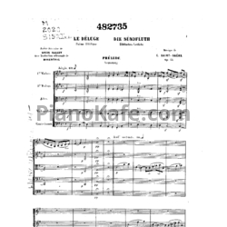 Ноты Камиль Сен-Санс - Оратория "Потоп" (Op. 45) - предпросмотр