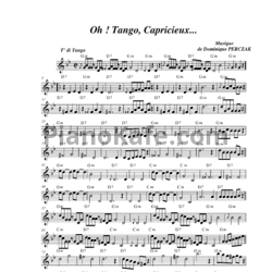 Ноты Dominique Perczak - Oh! Tango, capricieux
