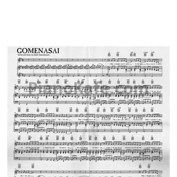 Ноты T.A.T.U. - Gomenasai - предпросмотр