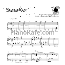 Ноты Kyle Gabler - Years of work - предпросмотр