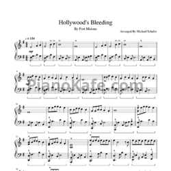 Ноты Post Malone - Hollywood's bleeding - предпросмотр