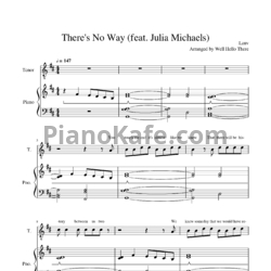 Ноты Lauv feat. Julia Michaels - There's no way - предпросмотр