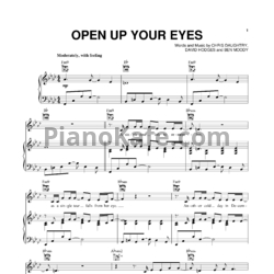 Ноты Daughtry - Open up your eyes - предпросмотр
