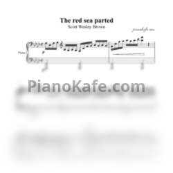 Ноты Scott Wesley Brown - The red sea parted - предпросмотр