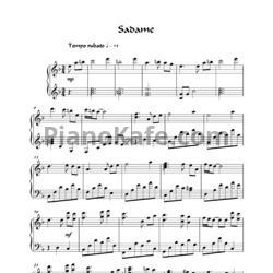 Ноты Naoki Sato - Sadame