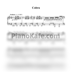 Ноты Olivier Constantin - Сobra - предпросмотр