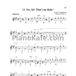 Ноты Walter Donaldson - Yes, rir! That's my baby! - предпросмотр