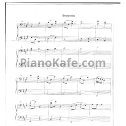 Ноты Юрий Щуровский - Ой есть в лiсi калина (для 2 фортепиано) - предпросмотр