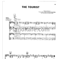 Ноты Radiohead - The tourist - предпросмотр