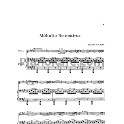 Ноты Пабло де Сарасате - Румынская мелодия (Соч. 47) - предпросмотр
