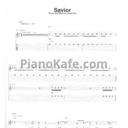 Ноты 30 Seconds To Mars - Savior - предпросмотр