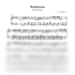 Ноты Davide Salvi - Barbarossa - предпросмотр