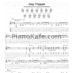 Ноты The Beatles - Day tripper (Версия 2) - предпросмотр