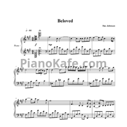 Ноты Dax Johnson - Beloved - предпросмотр
