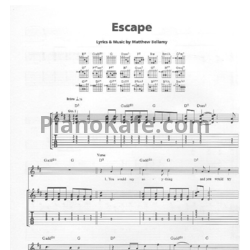 Ноты Muse - Escape - предпросмотр