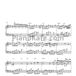 Ноты Yiruma - Bada eh son yul - предпросмотр