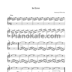 Ноты Anastasiya Perkovska - In error