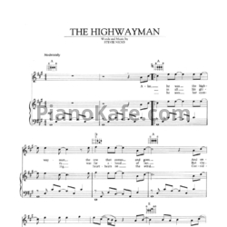 Ноты Stevie Nicks - The highwayman