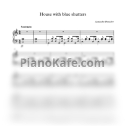 Ноты Alexander Demidov - House with blue shutters