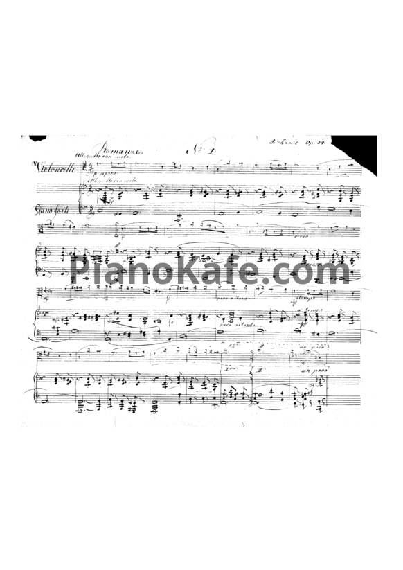 Ноты Ф. Давид - 7 Stücke for Cello (Op. 34) - PianoKafe.com