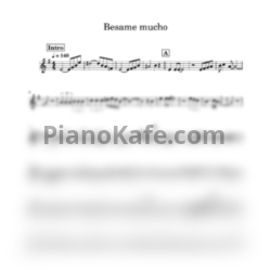 Ноты Консуэло Веласкес - Besame mucho (Оригинальная Аранжировка) - предпросмотр