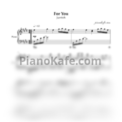 Ноты Jurrivh - For you - предпросмотр