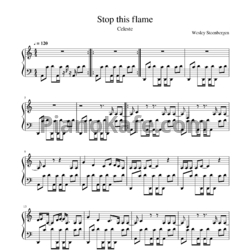 Ноты Celeste - Stop this flame