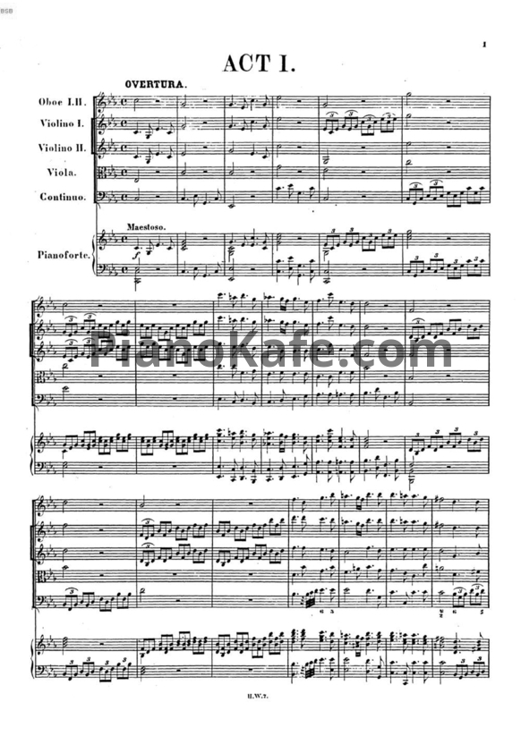 Ноты Георг Гендель - Оратория "Семела" (HWV 58) - PianoKafe.com