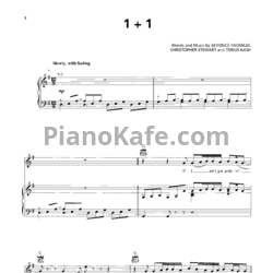 Ноты Beyonce - 4 (Книга нот) - предпросмотр