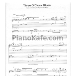 Ноты B. B. King and Eric Clapton - Three o'clock blues - предпросмотр