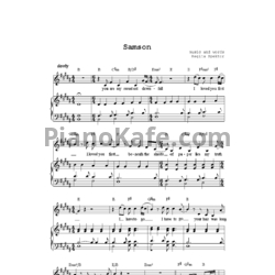 Ноты Regina Spektor - Samson - предпросмотр