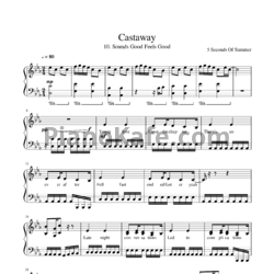 Ноты 5 Seconds of Summer -  Castaway - предпросмотр