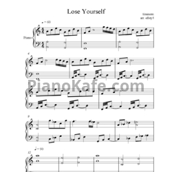 Ноты Eminem - Lose yourself - предпросмотр