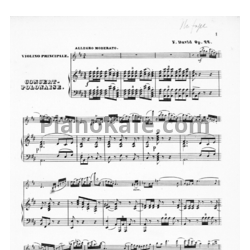 Ноты Ф. Давид - Concert-Polonaise (Op. 22) - предпросмотр
