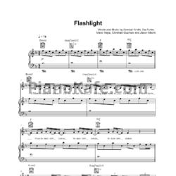 Ноты Jessie J - Flashlight - предпросмотр