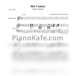 Ноты Horst Fischer - Hot canary - предпросмотр