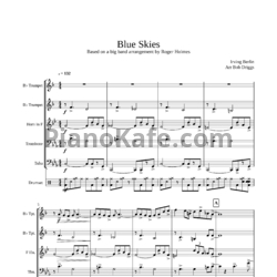 Ноты Irving Berlin - Blue skies (Партитура) - предпросмотр