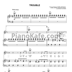 Ноты Imagine Dragons - Trouble - предпросмотр