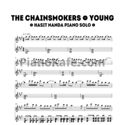 Ноты The Chainsmokers - Young - предпросмотр