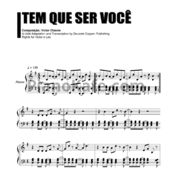 Ноты Victor e Leo - Tem que ser voce