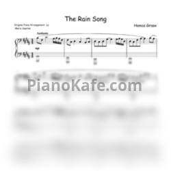 Ноты Homas Grase - The Rain Song (Cover by Saprina) - предпросмотр