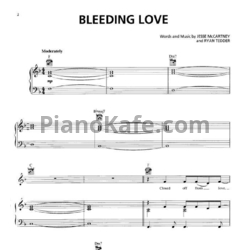 Ноты Leona Lewis - Spirit (Книга нот) - предпросмотр