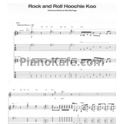 Ноты Rick Derringer - Rock and roll hoochie koo