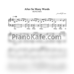 Ноты HOYO-MiX - After so many words? (Piano cover)