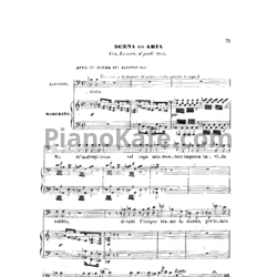 Ноты Гаэтано Доницетти - Ария Альфонсо - предпросмотр