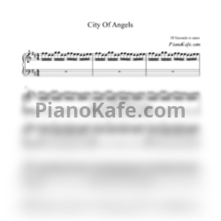 Ноты 30 Seconds To Mars - City of angels - предпросмотр