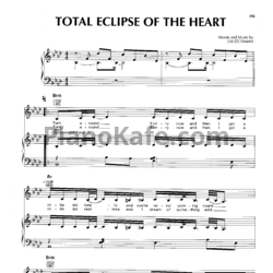 Ноты Bonnie Tyler - Total Eclipse of the Heart