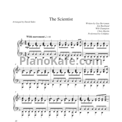 Ноты Coldplay - The scientist